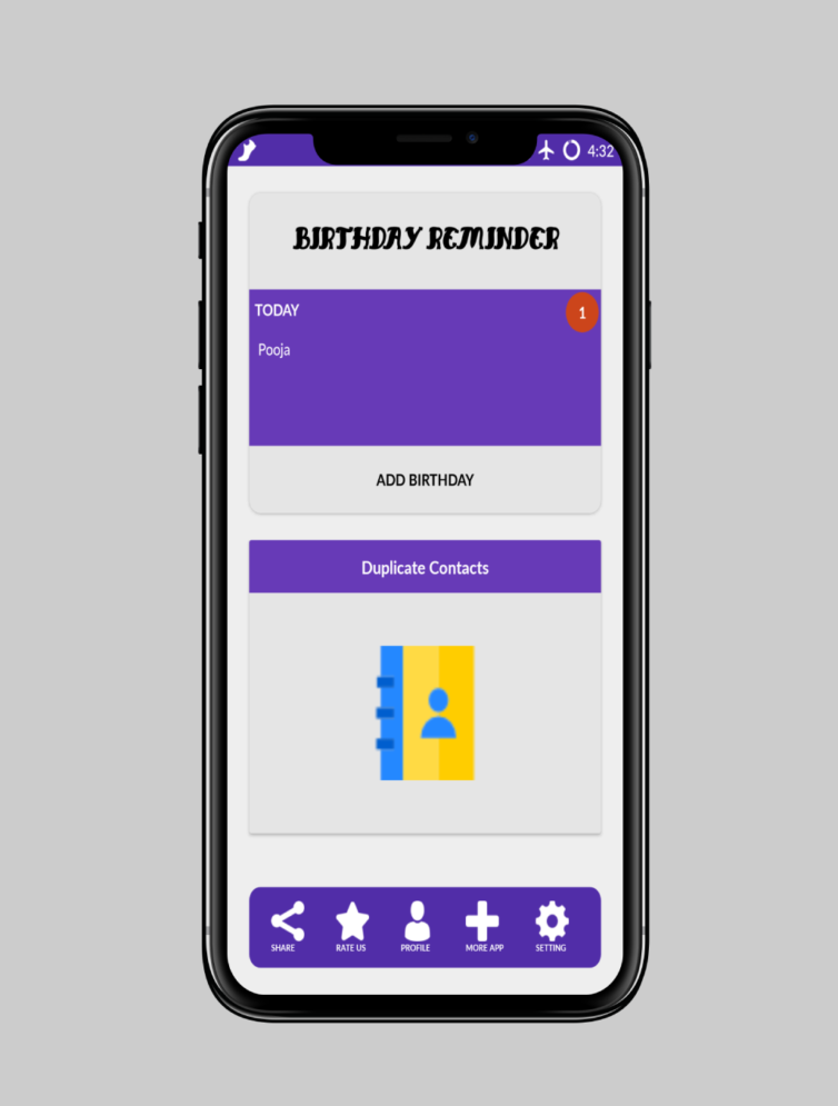 Birthday Reminder & Contact Backup